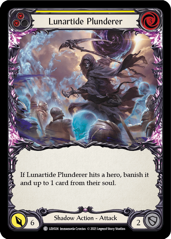 Lunartide Plunderer (Yellow) [LEV024] (Monarch Levia Blitz Deck)