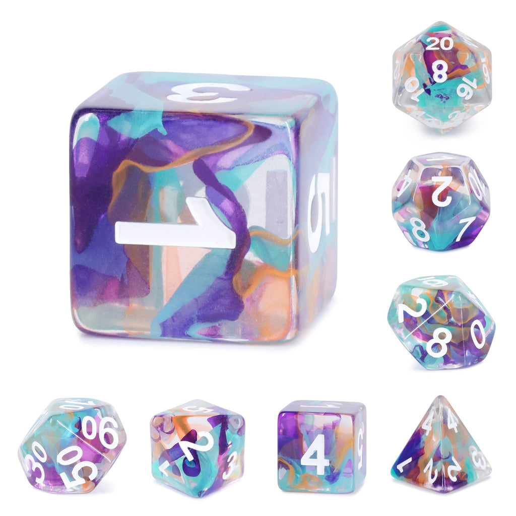 RPG Dice | "Silk Road" | Set of 7