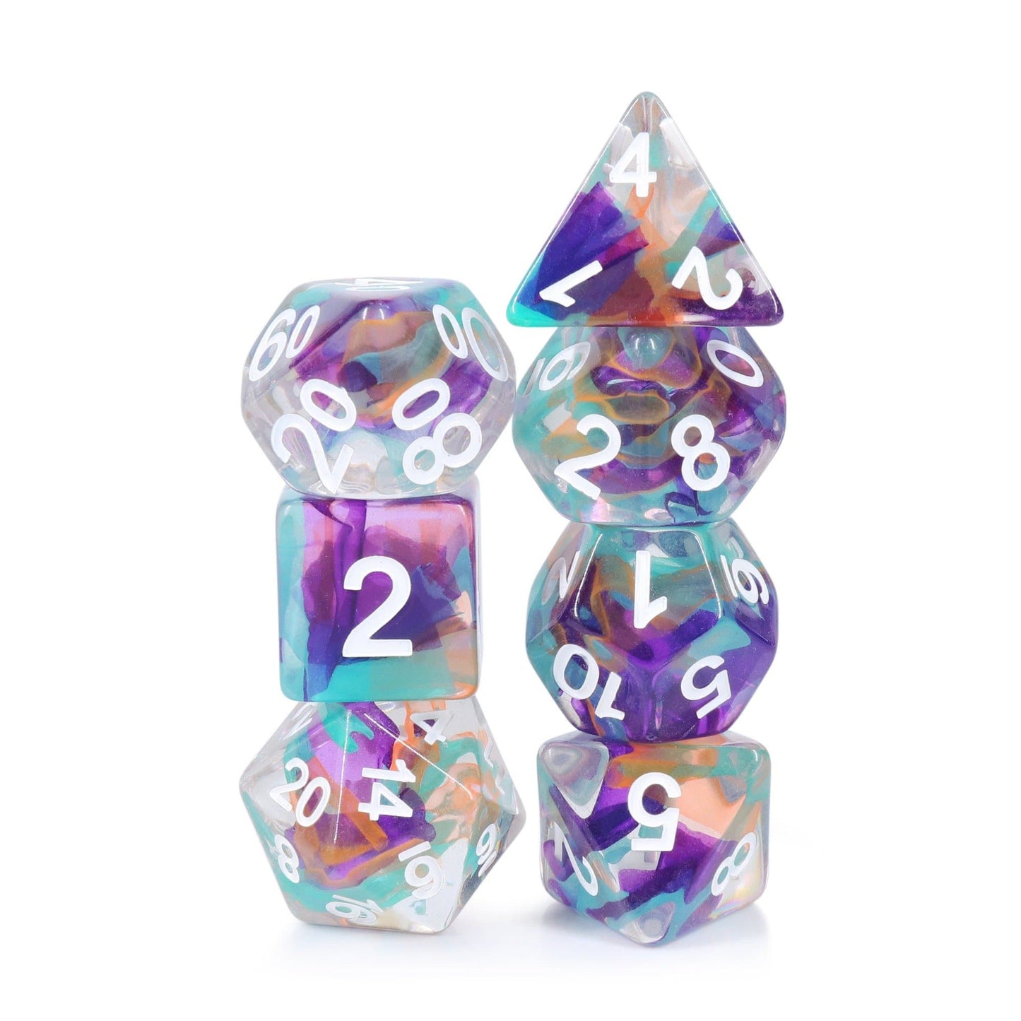 RPG Dice | "Silk Road" | Set of 7