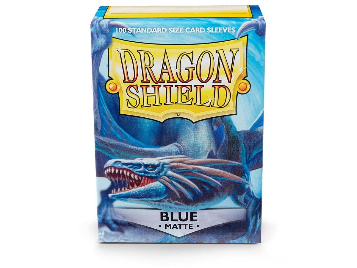 Dragon Shield | Standard Size Sleeve | 100ct | Blue (Matte)