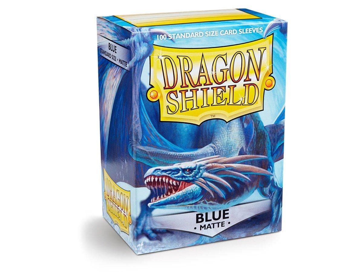 Dragon Shield | Standard Size Sleeve | 100ct | Blue (Matte)