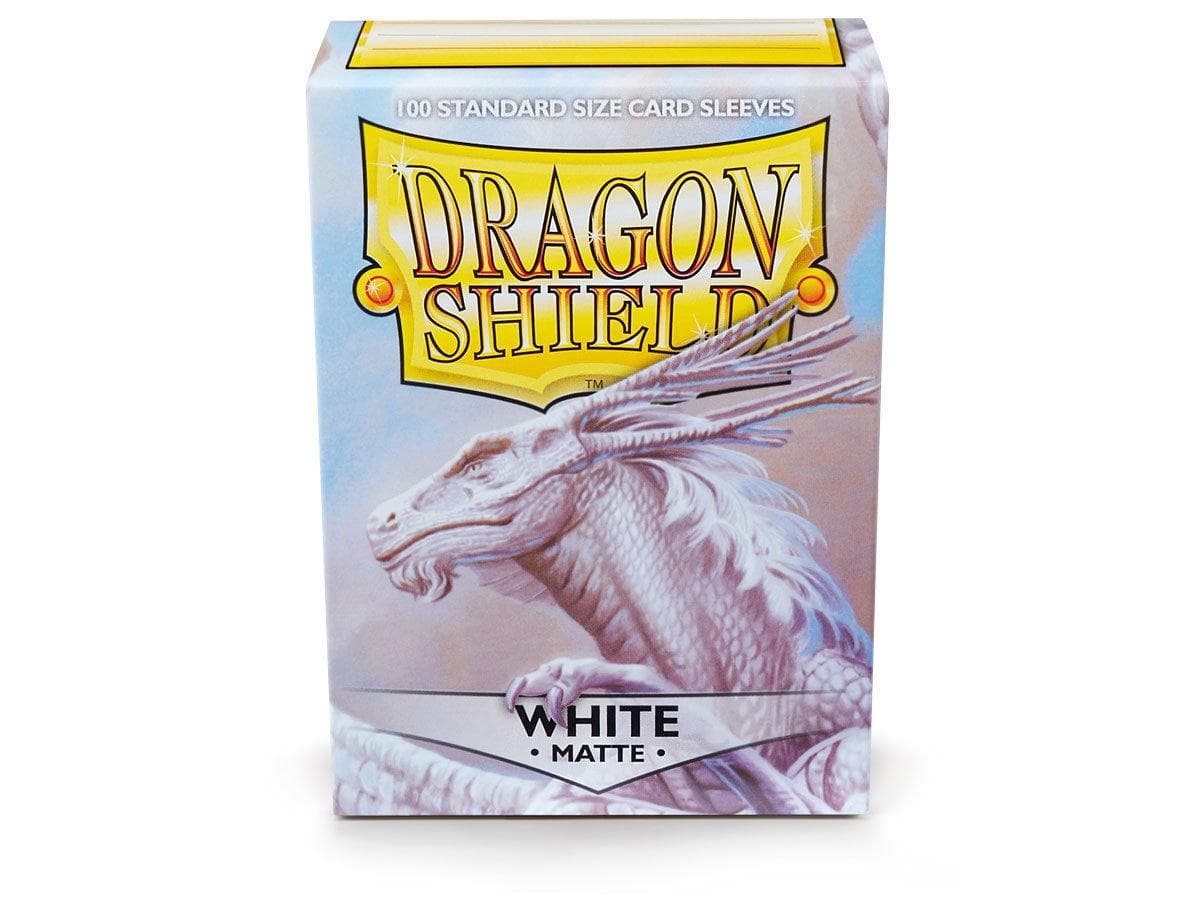 Dragon Shield | Standard Size Sleeves | 100ct | White (Matte)