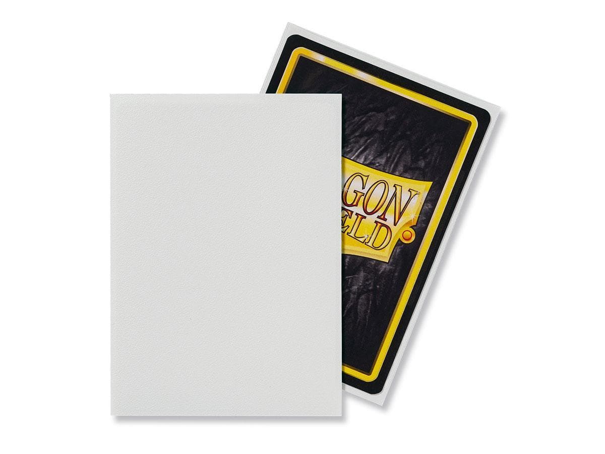 Dragon Shield | Standard Size Sleeves | 100ct | White (Matte)