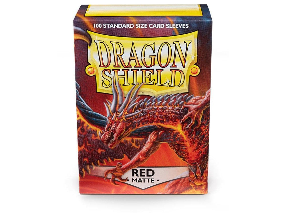 Dragon Shield Matte Sleeves | Standard Size | 100ct Red