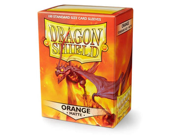 Dragon Shield Matte Sleeves | Standard Size | 100ct Orange