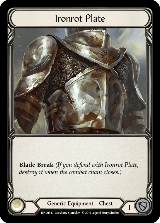Ironrot Plate [TEA005-C] (Dorinthea Hero Deck)  1st Edition Normal
