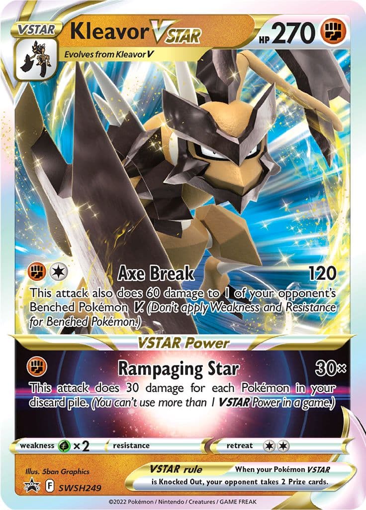Kleavor VSTAR SWSH249  - Holofoil SWSH Sword & Shield Promo Cards - Promo
