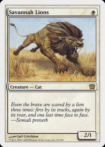 Savannah Lions [Ninth Edition]