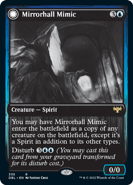 Mirrorhall Mimic // Ghastly Mimicry [Innistrad: Double Feature]
