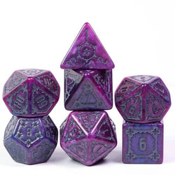 Large RPG Dice | "Chunky Castle" Arcane Realm | Set of 7