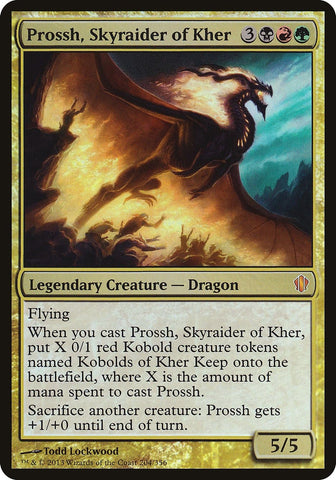 Prossh, Skyraider of Kher (Oversized) [Commander 2013 Oversized]
