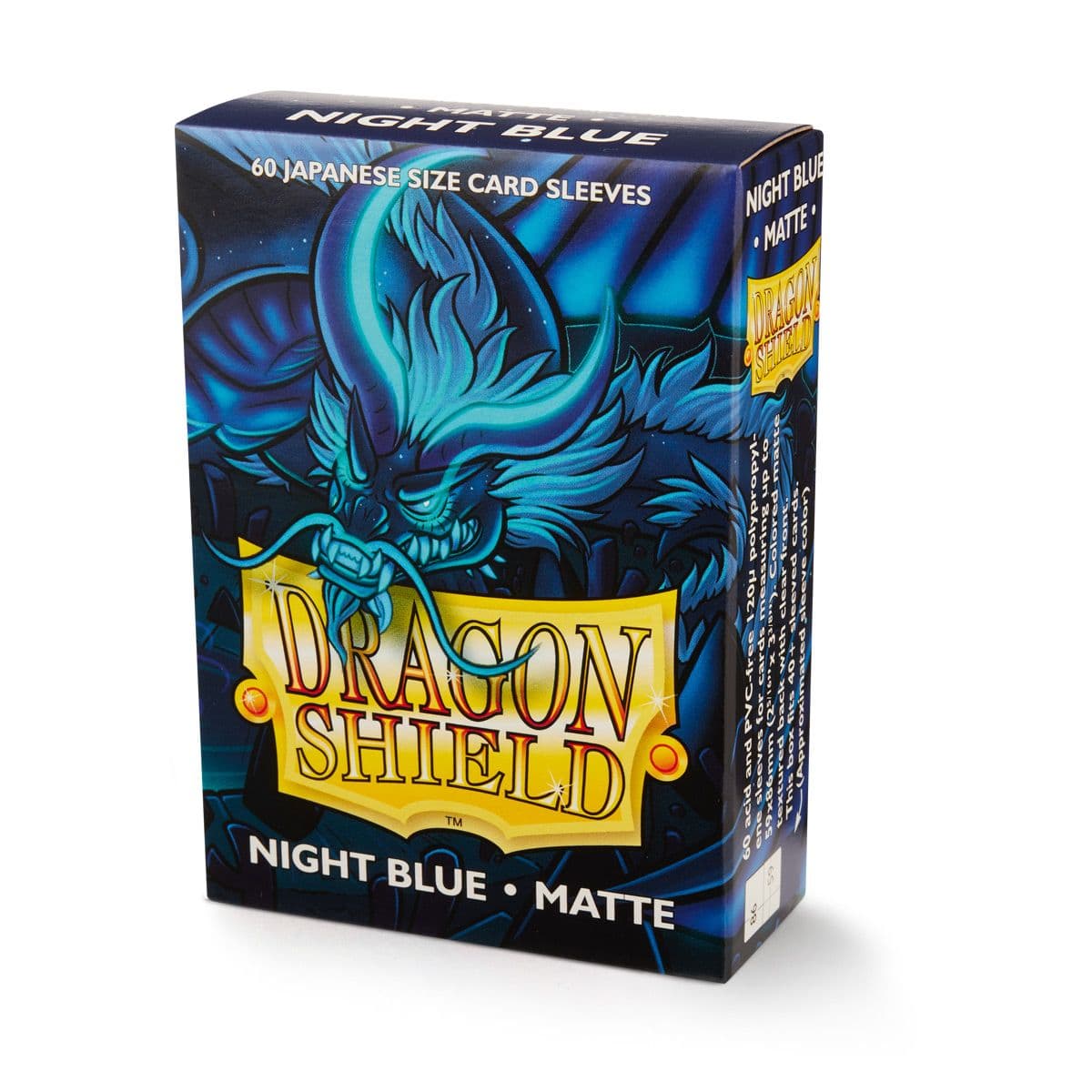 Dragon Shield | Japanese Size Sleeves | 60ct | Night Blue (Matte)