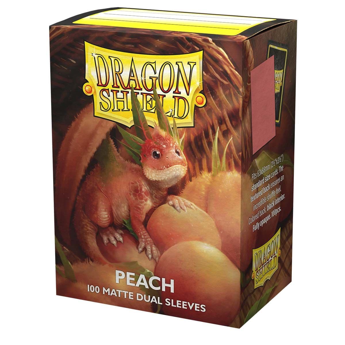 Dragon Shield | Standard Size Sleeves | 100ct | Peach (Dual Matte)
