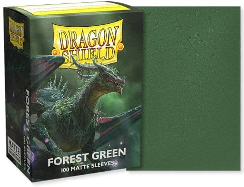 Dragon Shield | Standard Size Sleeves | 100ct | Forest Green (Matte)