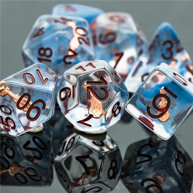 RPG Dice | "Bard's Lute" | Set of 7