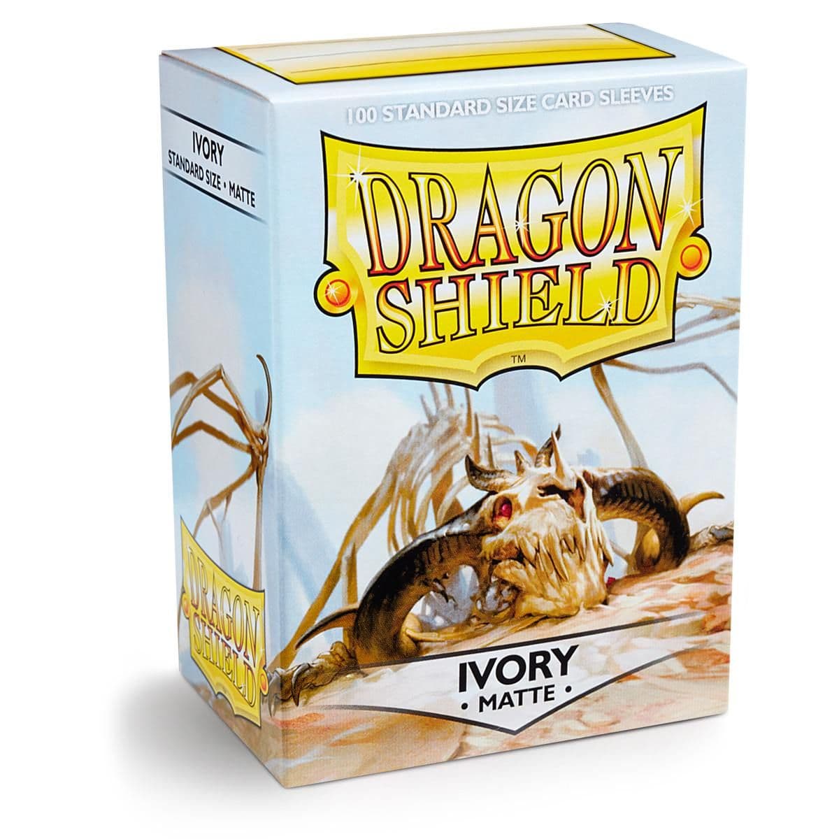 Dragon Shield | Standard Size Sleeves | 100ct | Ivory (Matte)
