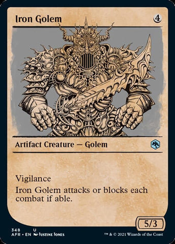 Iron Golem (Showcase) [Dungeons & Dragons: Adventures in the Forgotten Realms]