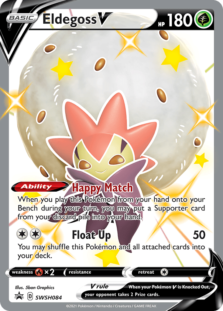 Eldegoss V - SWSH084  Jumbo Cards - Promo