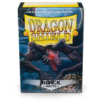 Dragon Shield | Standard Size Sleeves | 100ct | Black (Matte)