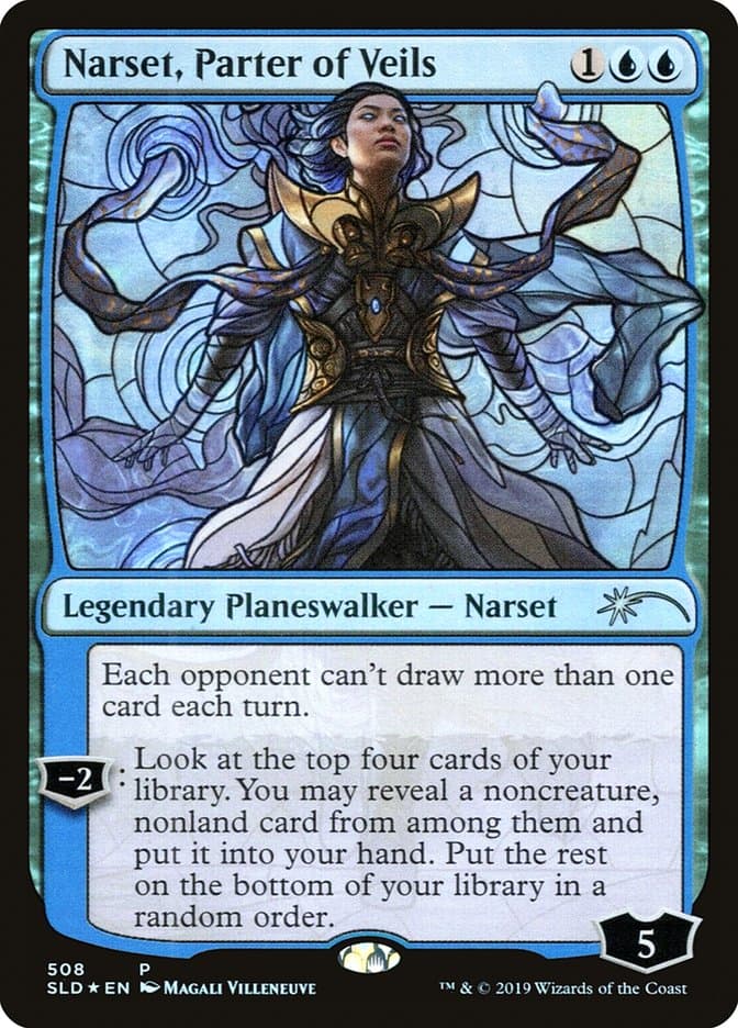 Narset, Parter of Veils (Stained Glass) [Secret Lair Drop Promos]