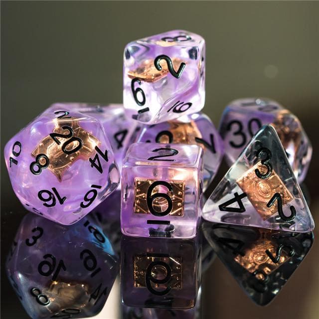 RPG Dice | "Warlock's Tome" | Set of 7
