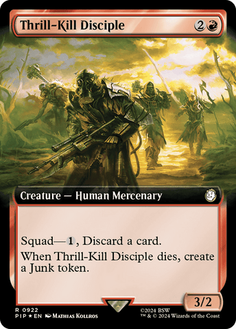 Thrill-Kill Disciple (Extended Art) (Surge Foil) [Fallout]