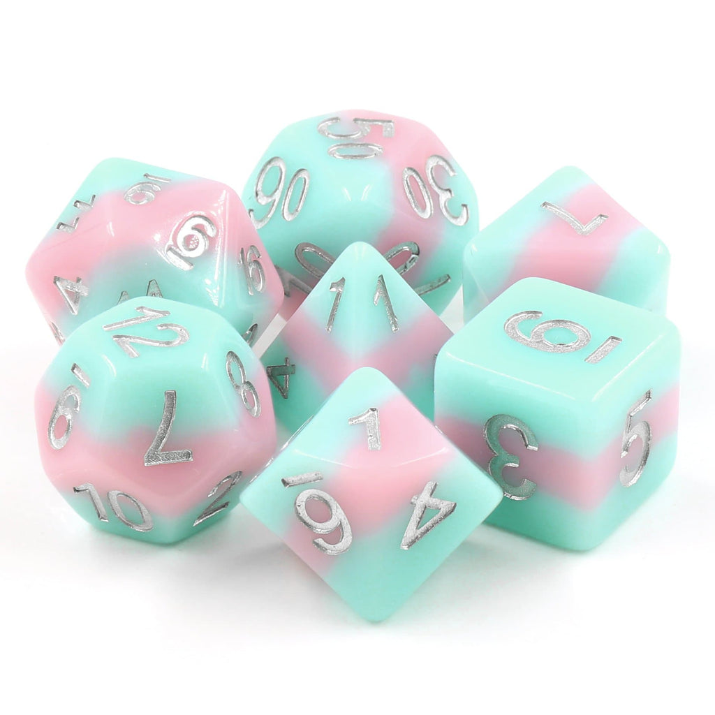 RPG Dice | "Phase Shift" | Set of 7