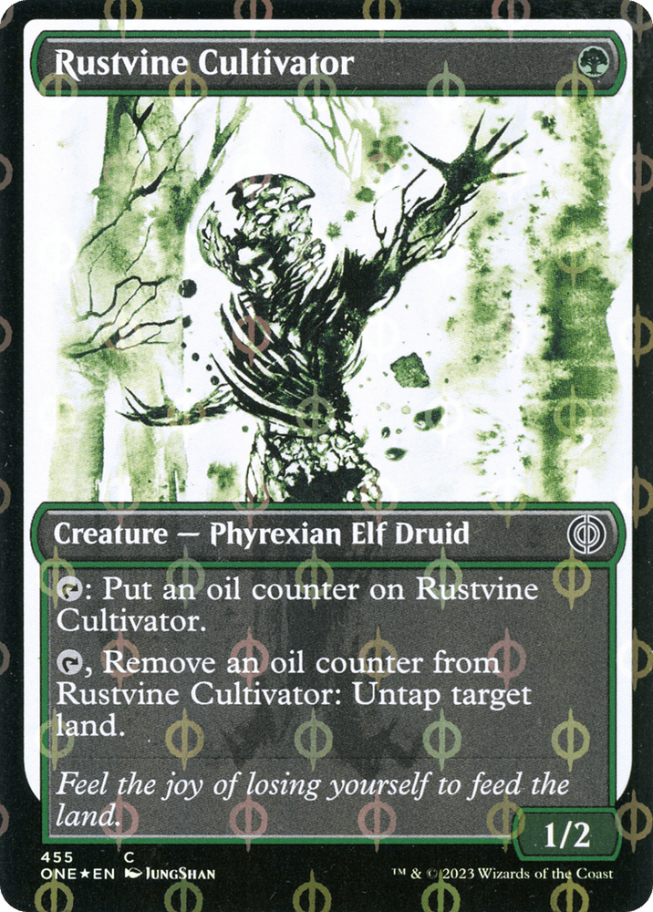 Rustvine Cultivator (Showcase Ichor Step-and-Compleat Foil) [Phyrexia: All Will Be One]