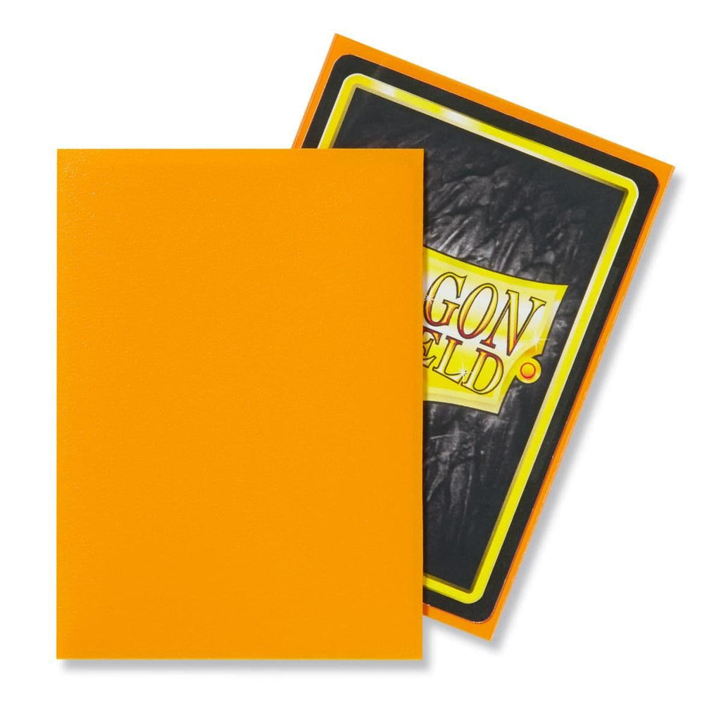 Dragon Shield | Standard Size Sleeves | 100ct | Orange (Matte)