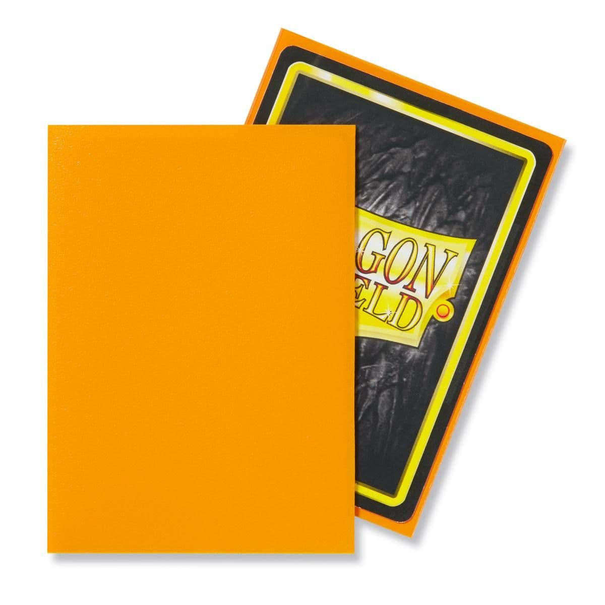 Dragon Shield | Standard Size Sleeves | 100ct | Orange (Matte)
