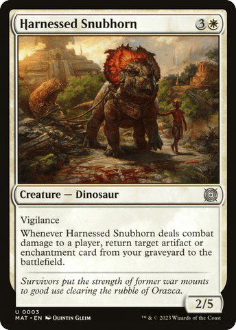 Harnessed Snubhorn [March of the Machine: The Aftermath]