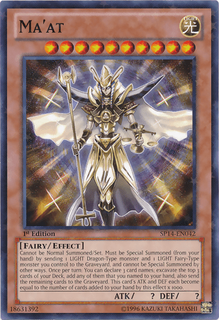 Ma'at [SP14-EN042] Starfoil Rare
