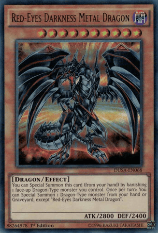 Red-Eyes Darkness Metal Dragon [DUSA-EN068] Ultra Rare