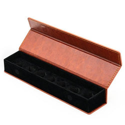 Dice Box | Leather Wand-Style | Brown