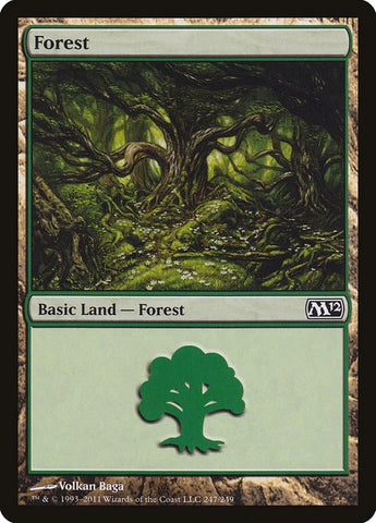 Forest (247) [Magic 2012]