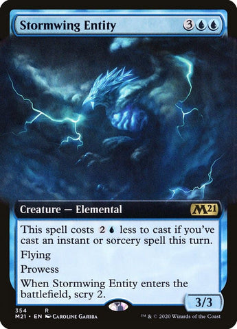 Stormwing Entity (Extended Art) [Core Set 2021]