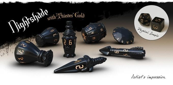 Nightshade | Rogue Set | Polyhero Dice