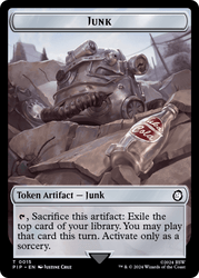Copy // Junk Double-Sided Token [Fallout Tokens]