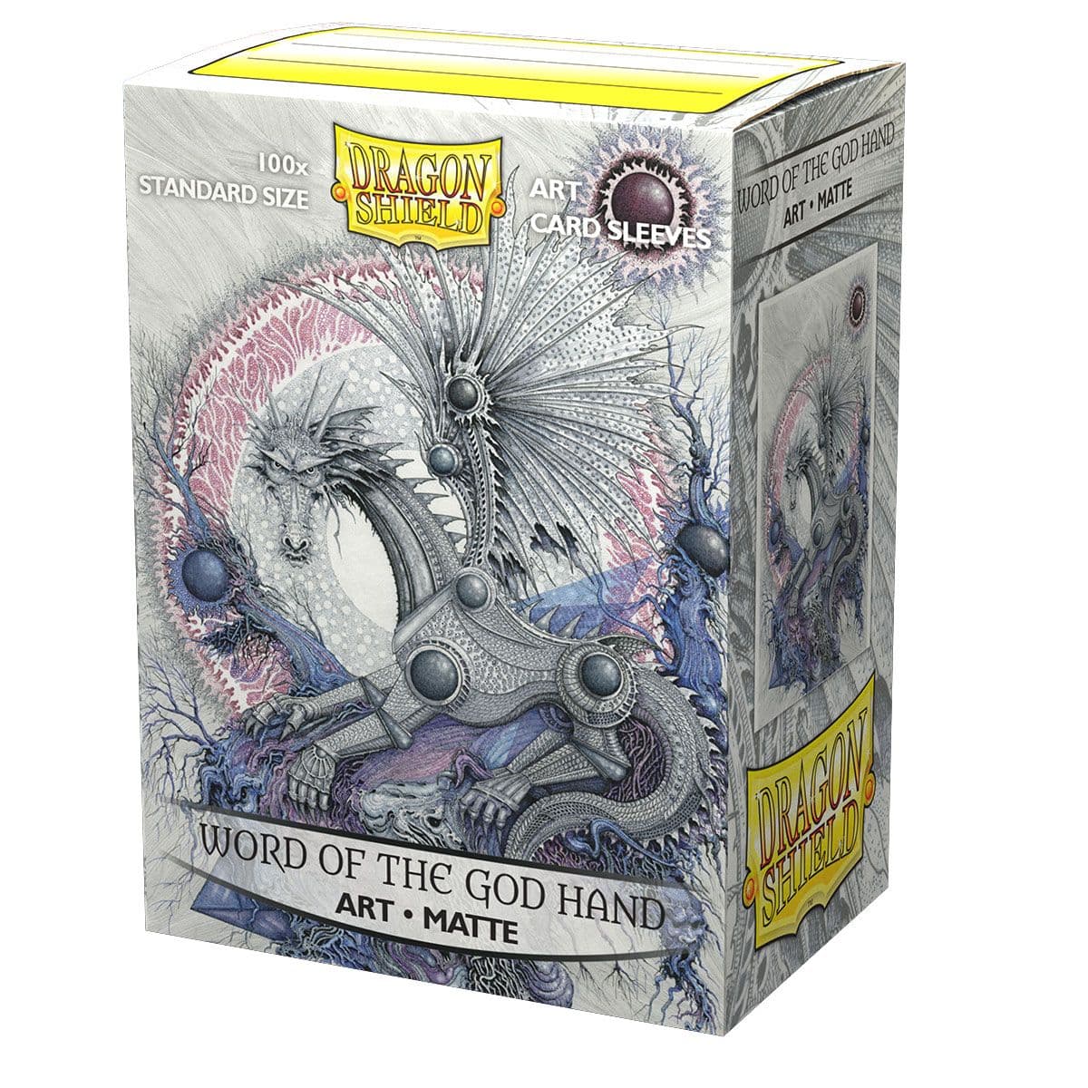 Dragon Shield | Standard Size Sleeves | 100ct | Word of the God Hand (Art Matte)