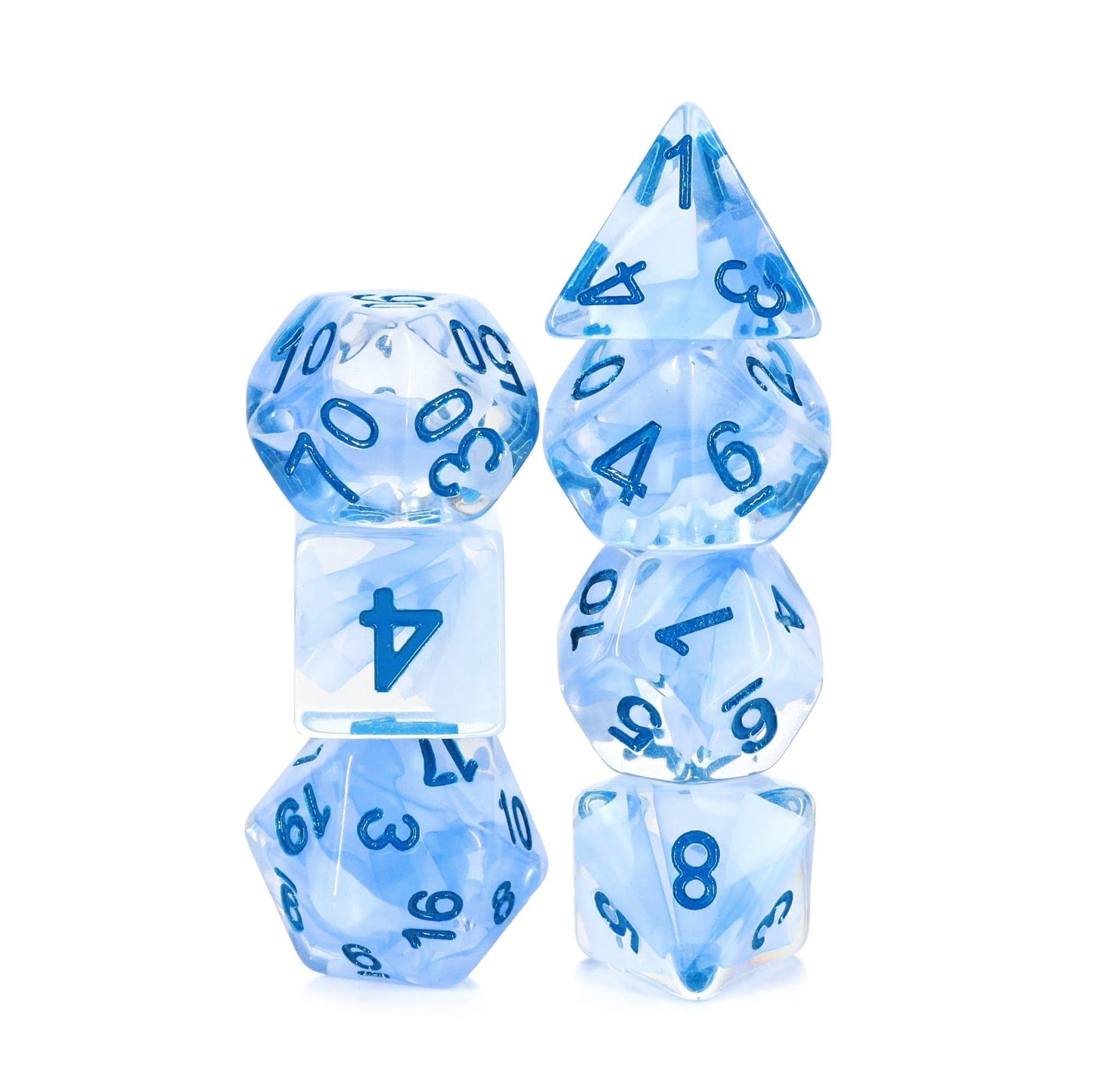 RPG Dice | "Sea Mist" | Set of 7