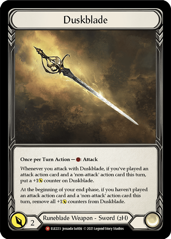 Duskblade [ELE223] (Tales of Aria)  1st Edition Cold Foil