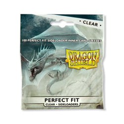 Dragon Shield: Standard Size 100ct Inner Sleeves - Perfect Fit Sideloader (Clear 'Naluapo')