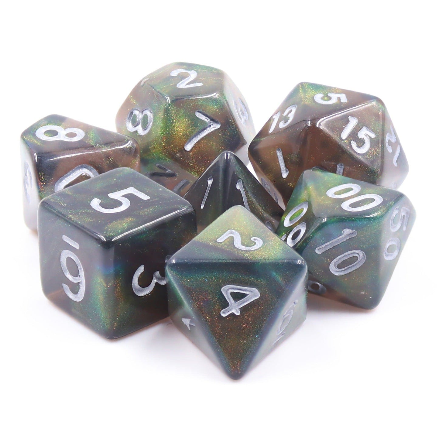 RPG Dice | "Nether Realm" | Set of 7