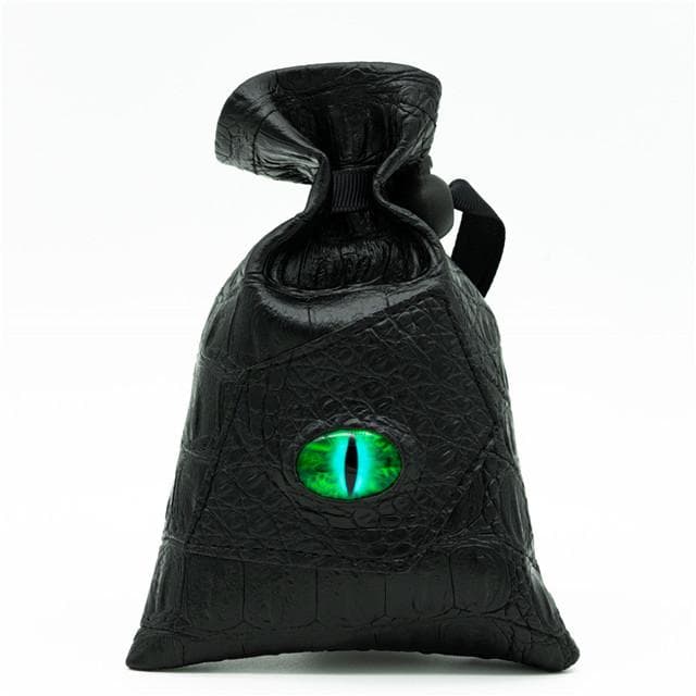 Dice Bag | "Dragon's Eye" | Forest Green (A02)