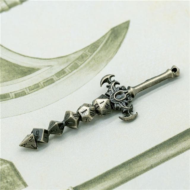 Pendant | "Holy Avenger" Dice Sword | Bronze
