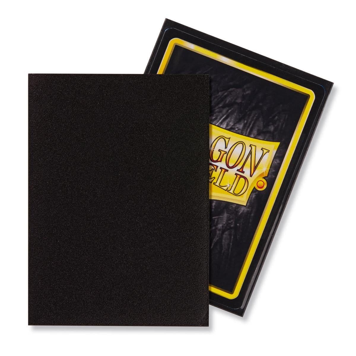Dragon Shield | Standard Size Sleeves | 100ct | Black (Matte)