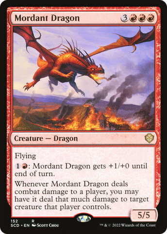 Mordant Dragon [Starter Commander Decks]