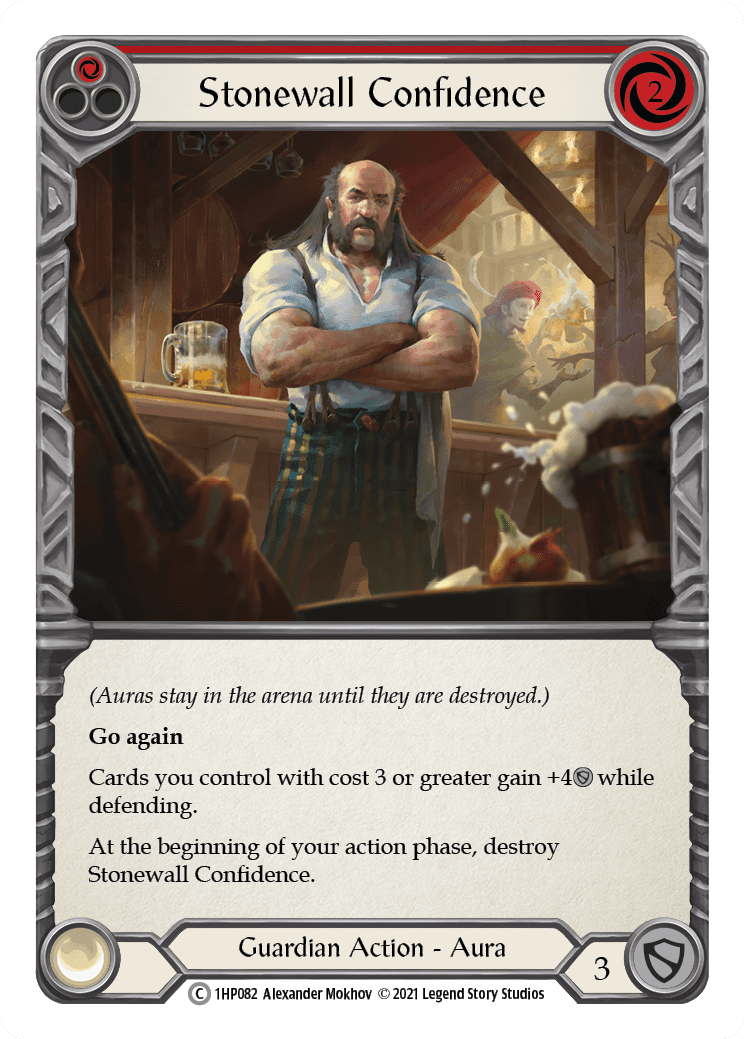Stonewall Confidence (Red) [1HP082]