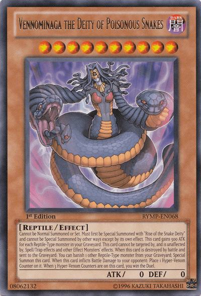 Vennominaga the Deity of Poisonous Snakes [RYMP-EN068] Rare