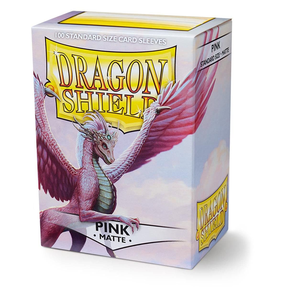 Dragon Shield | Standard Size Sleeves | 100ct | Pink (Matte)